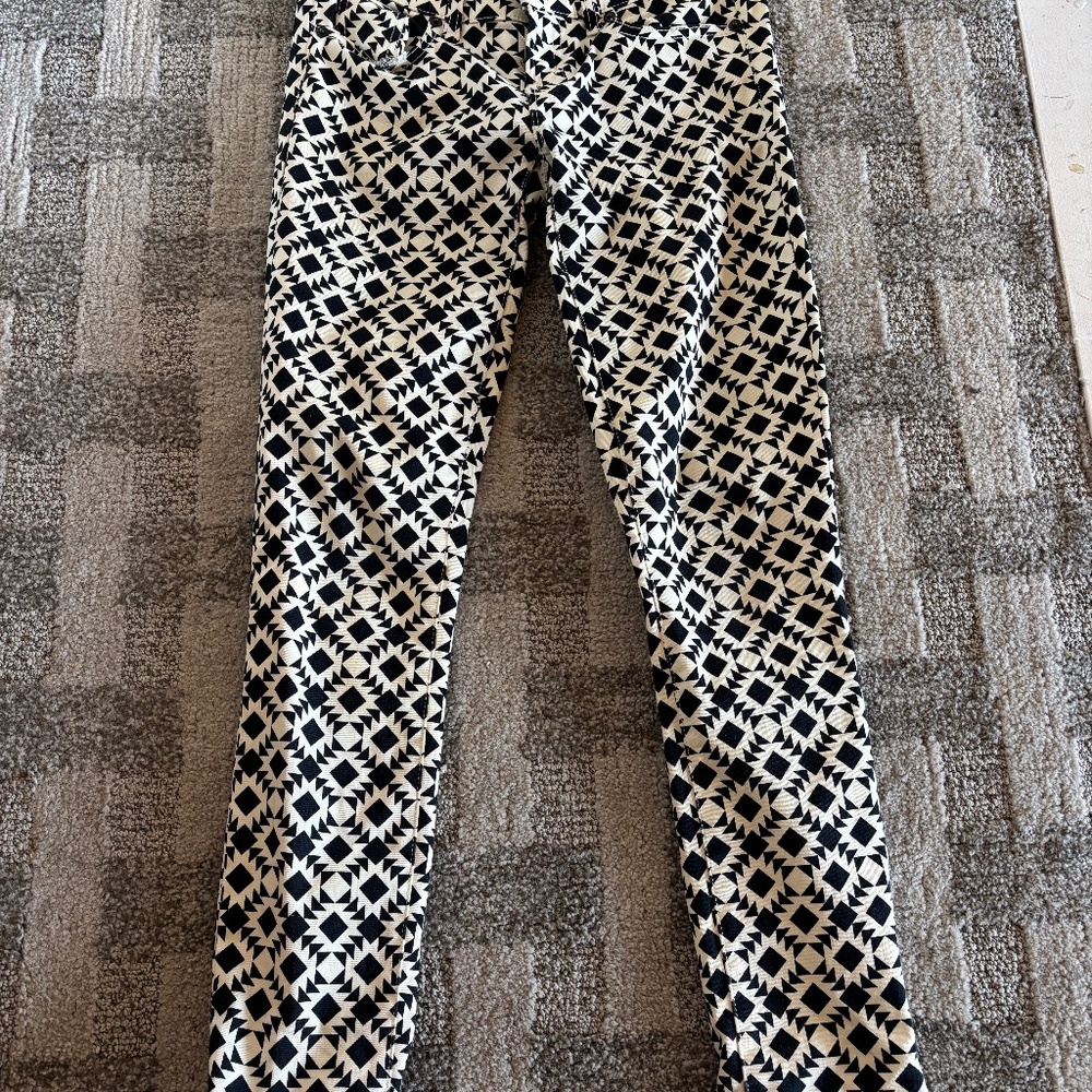 J.Crew Ikat Toothpick Jean
